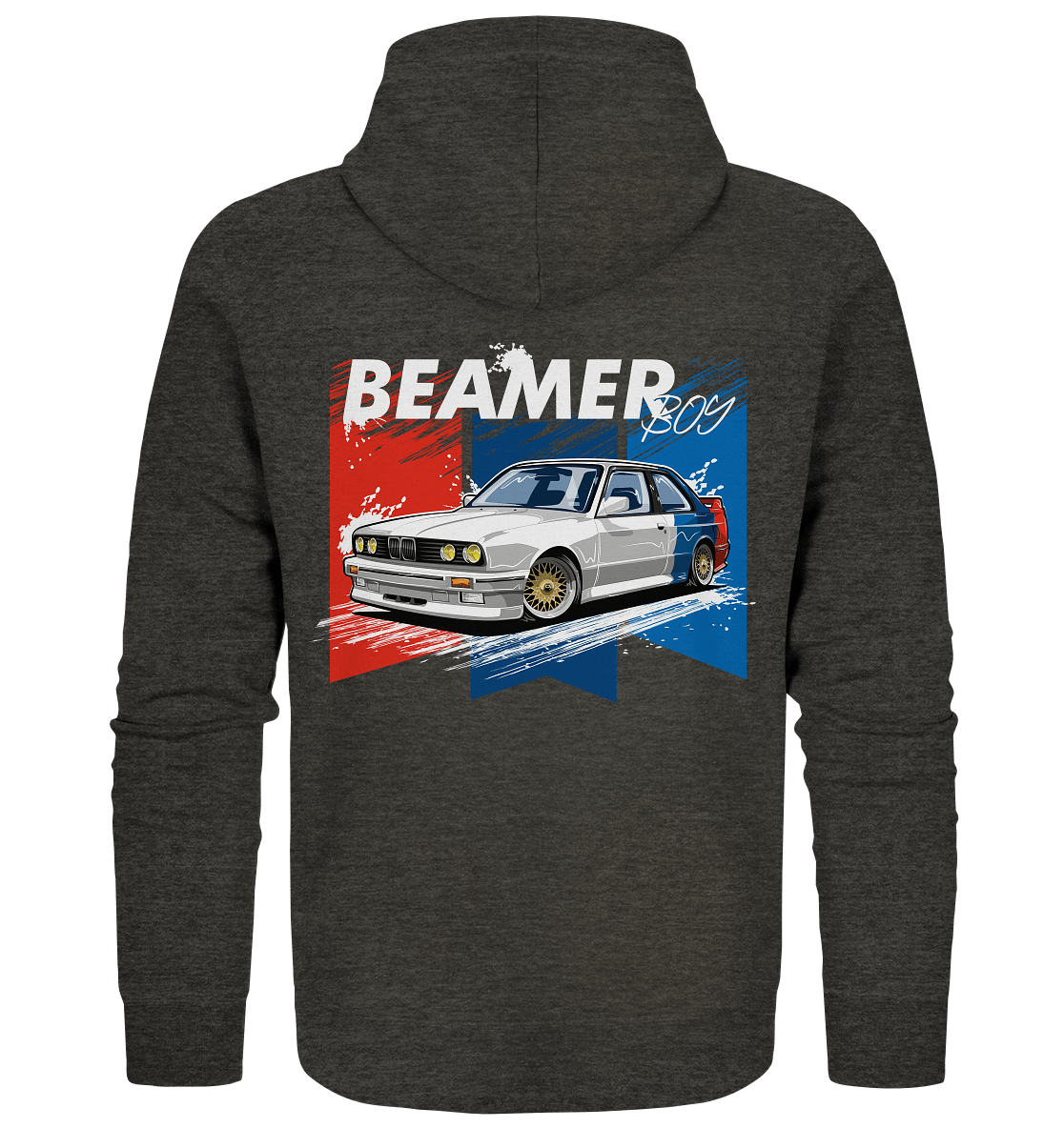 Beamer Boy E30 - Organic Zipper - MotoMerch.de