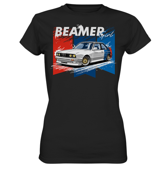 Beamer Girl BMW E30 - Ladies Premium Shirt - MotoMerch.de