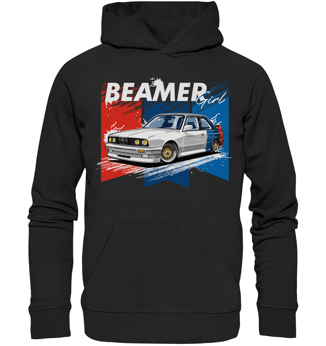 Beamer Girl BMW E30 - Premium Unisex Hoodie - MotoMerch.de