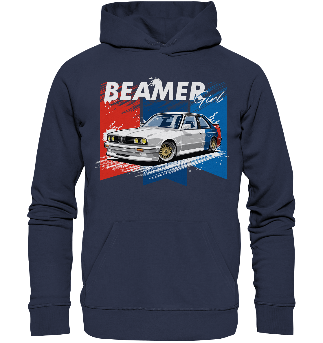 Beamer Girl BMW E30 - Premium Unisex Hoodie - MotoMerch.de