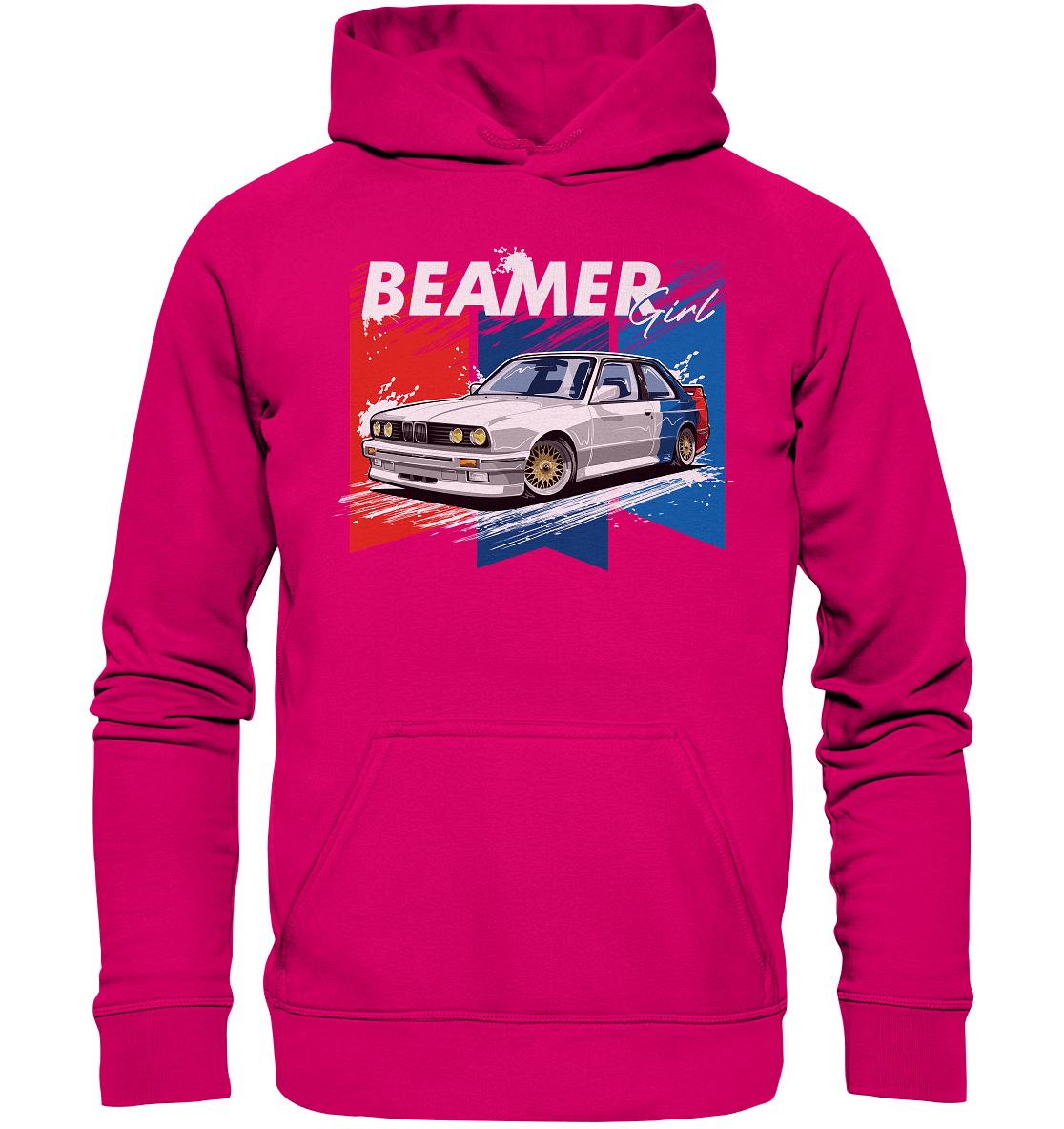 Beamer Girl E30 - Basic Unisex Hoodie - MotoMerch.de