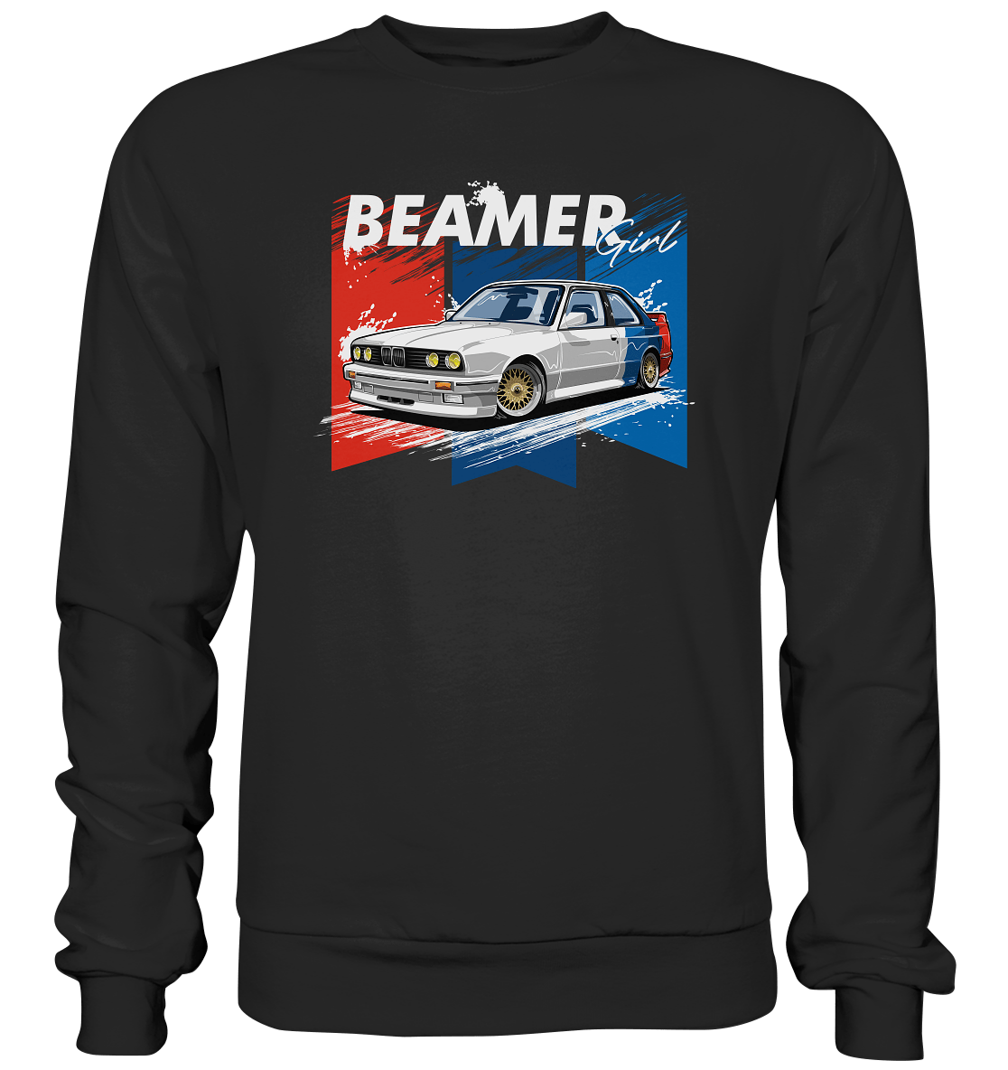 Beamer Girl E30 - Premium Sweatshirt - MotoMerch.de