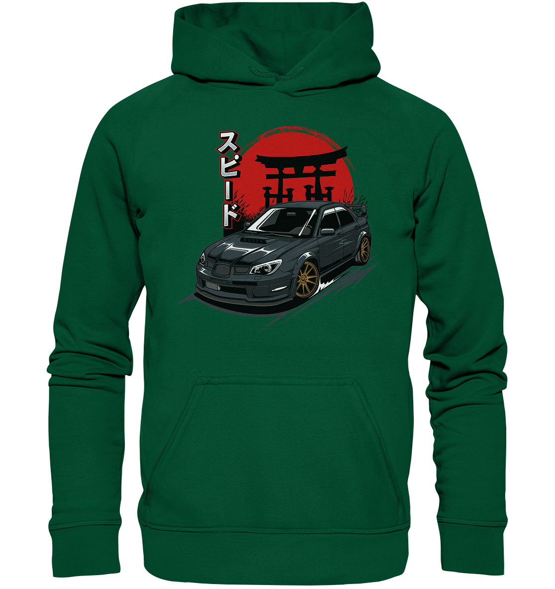 Black Hawkeye WRX STI - Basic Unisex Hoodie - MotoMerch.de