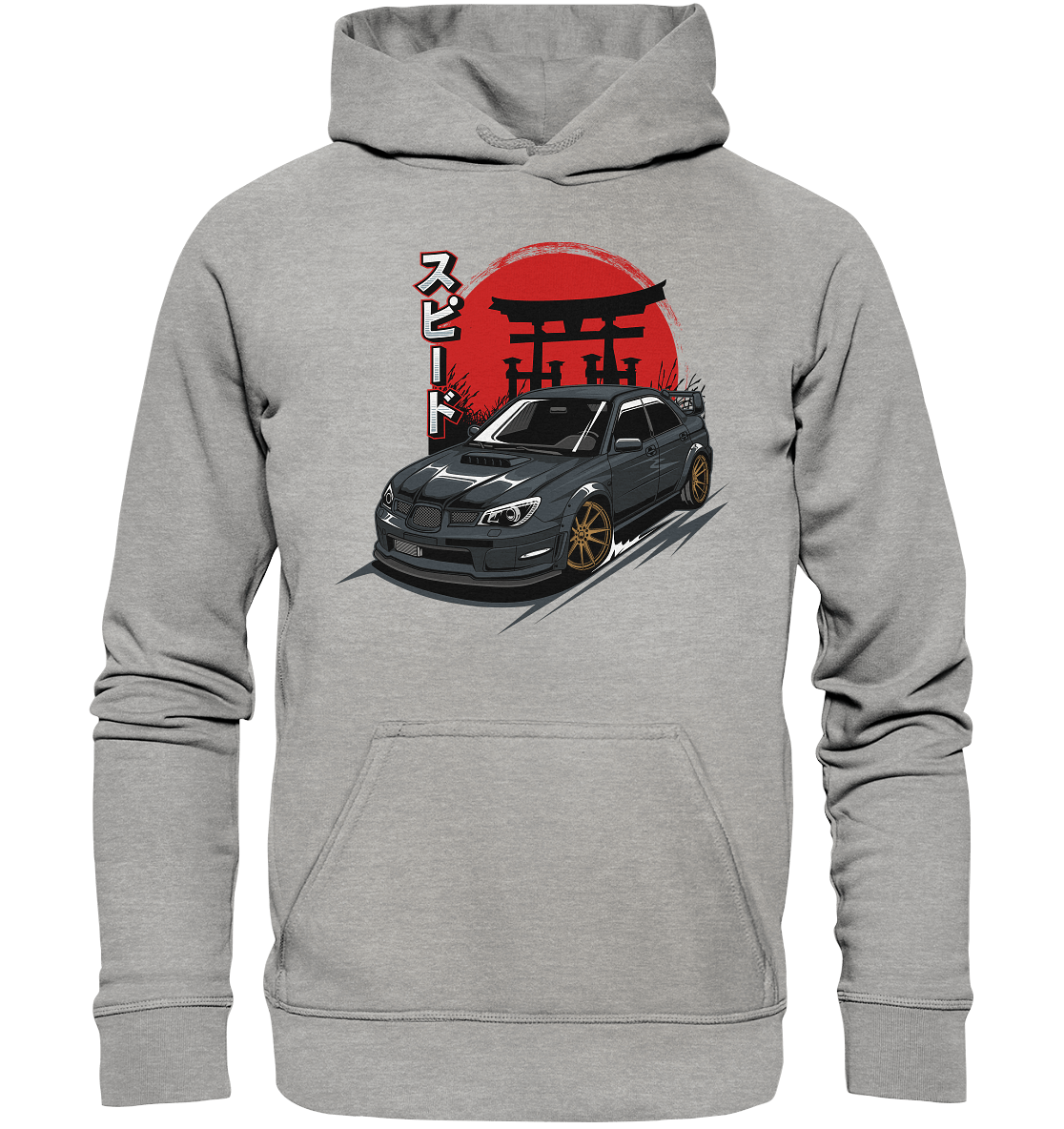 Black Hawkeye WRX STI - Basic Unisex Hoodie - MotoMerch.de