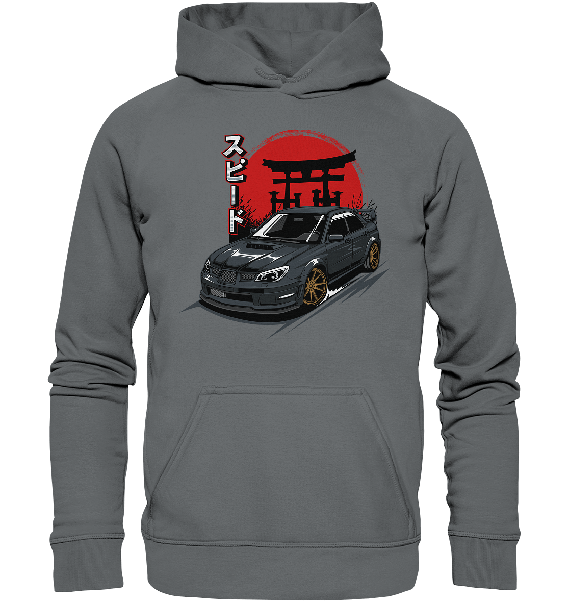 Black Hawkeye WRX STI - Basic Unisex Hoodie - MotoMerch.de