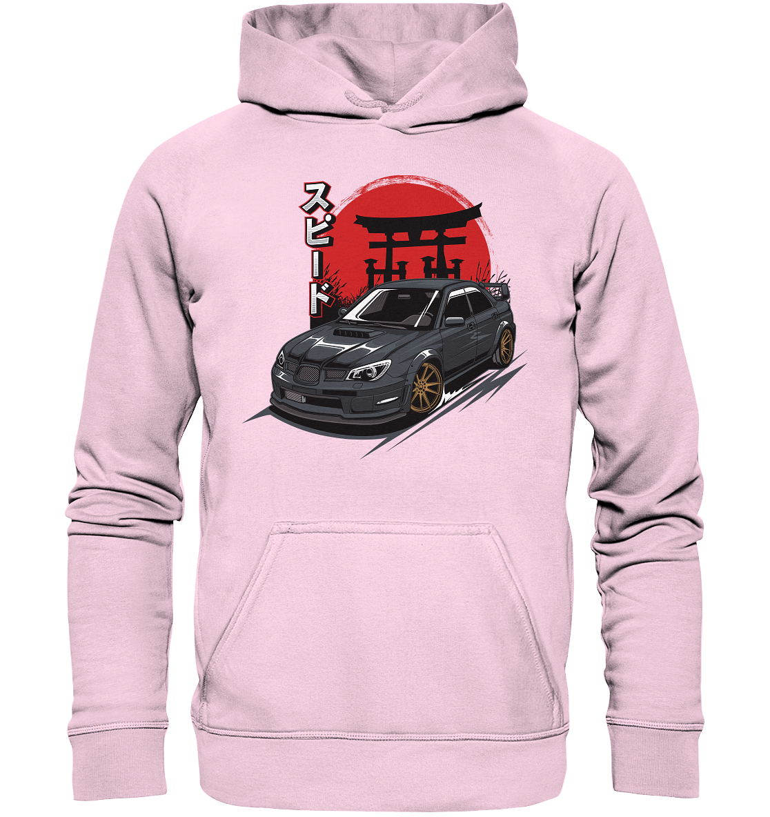 Black Hawkeye WRX STI - Basic Unisex Hoodie - MotoMerch.de