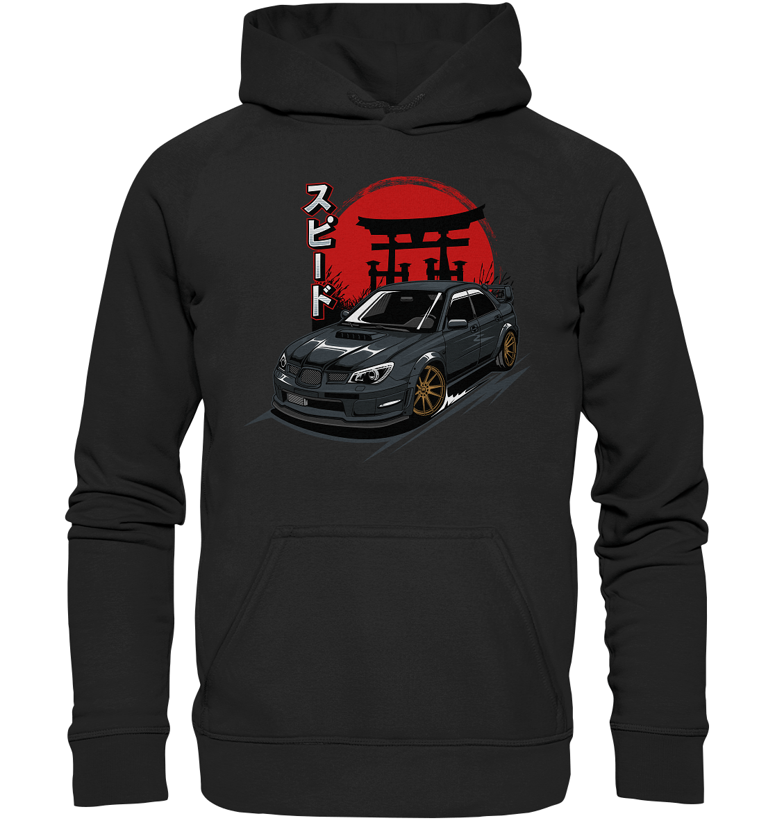 Black Hawkeye WRX STI - Basic Unisex Hoodie - MotoMerch.de