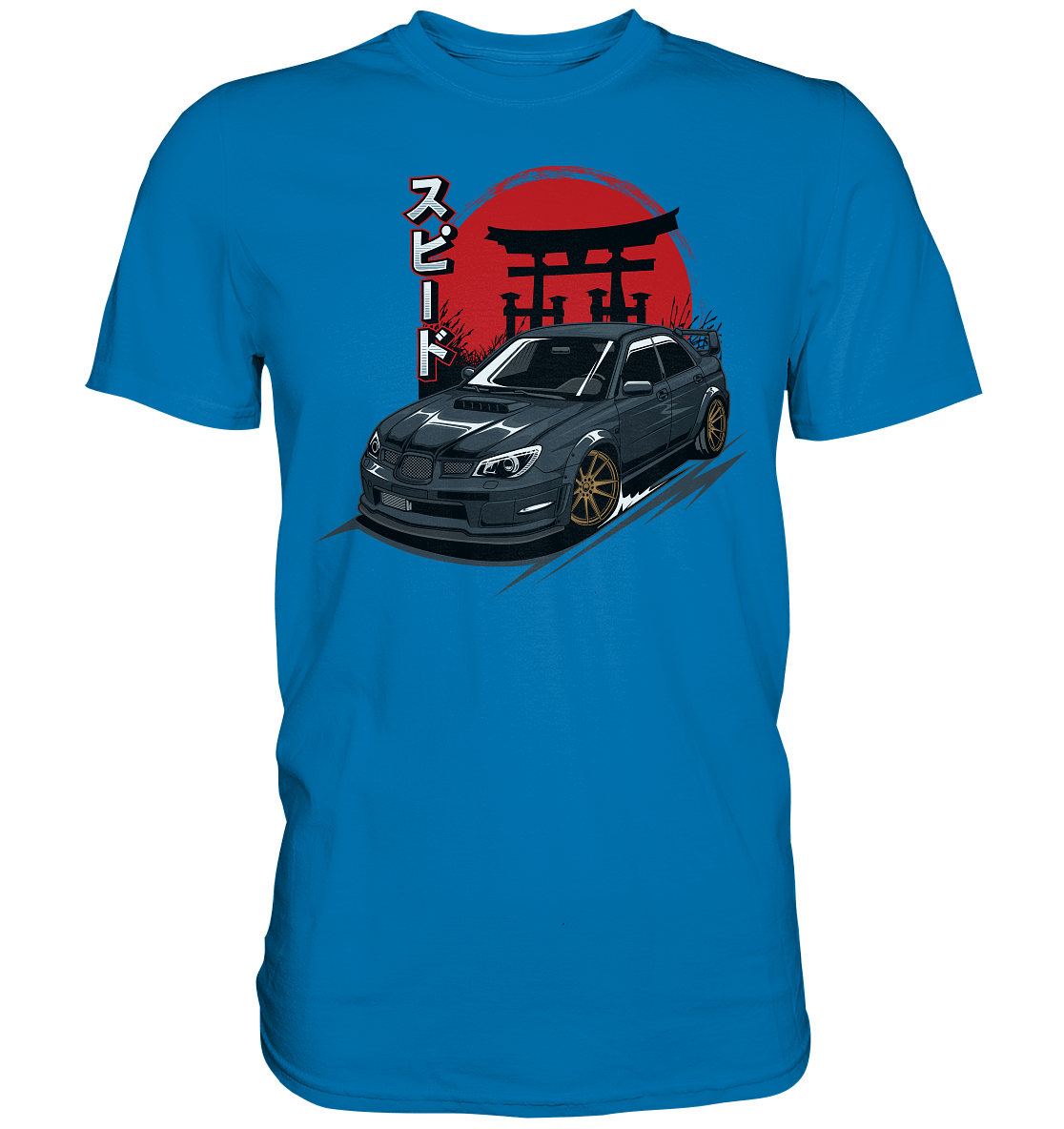 Black Hawkeye WRX STI - Premium Shirt - MotoMerch.de