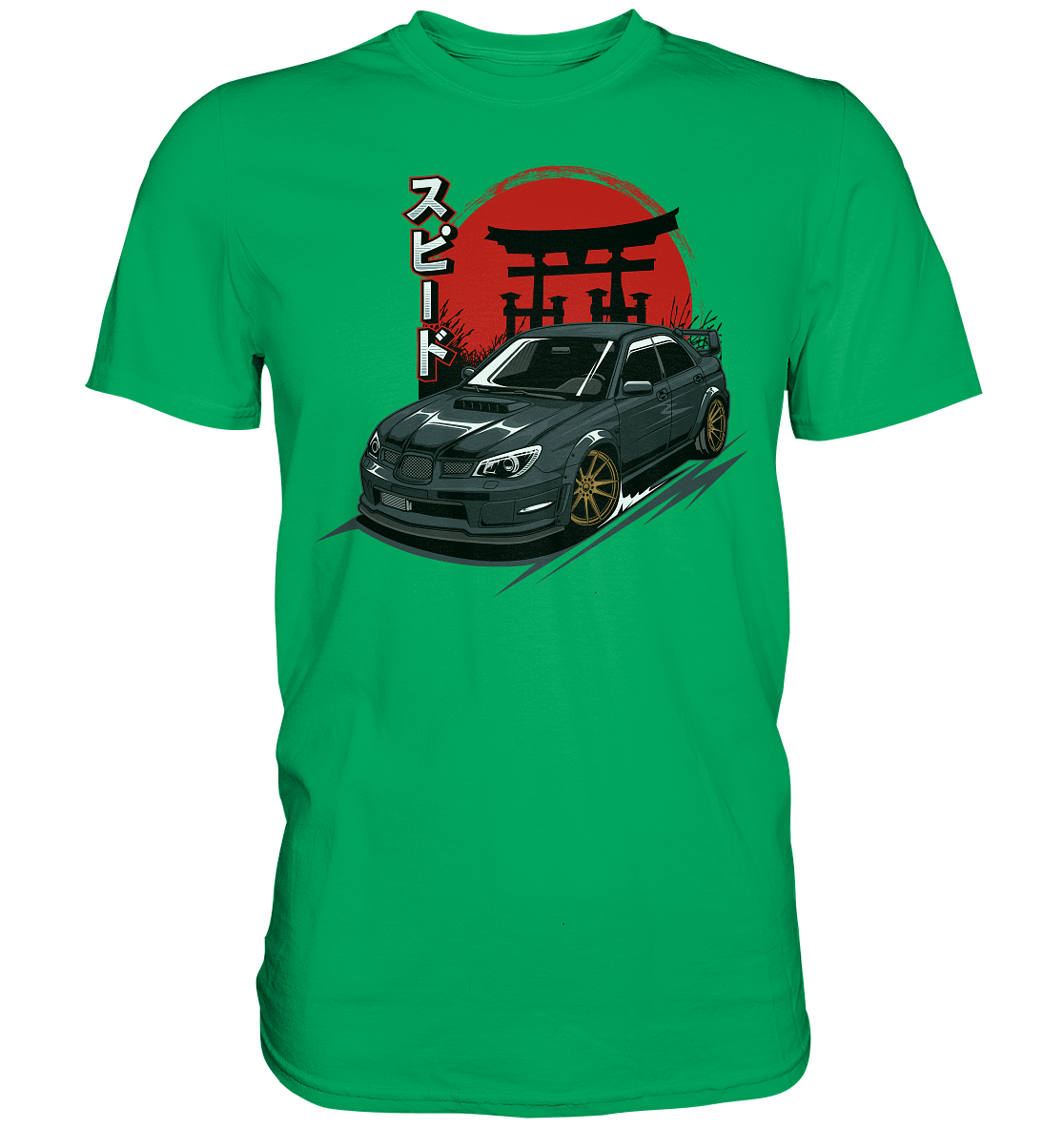 Black Hawkeye WRX STI - Premium Shirt - MotoMerch.de