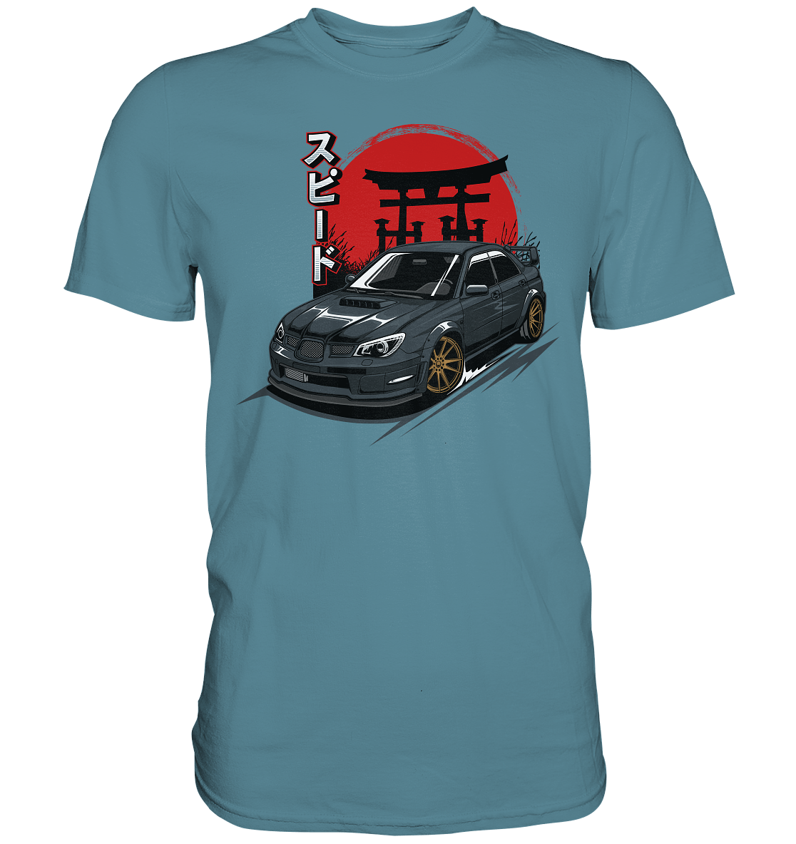 Black Hawkeye WRX STI - Premium Shirt - MotoMerch.de