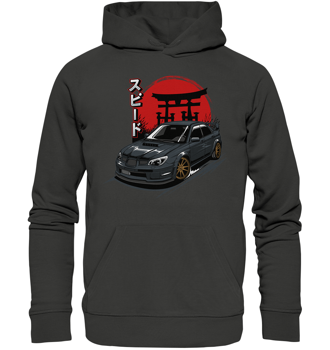 Black Hawkeye WRX STI - Premium Unisex Hoodie - MotoMerch.de