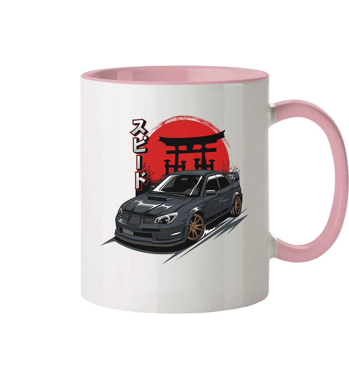 Black Hawkeye WRX STI - Tasse zweifarbig - MotoMerch.de