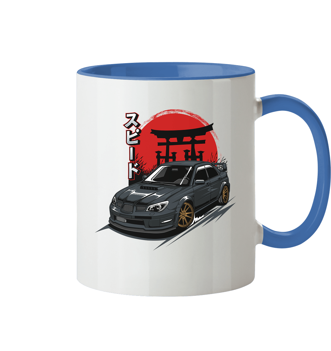 Black Hawkeye WRX STI - Tasse zweifarbig - MotoMerch.de