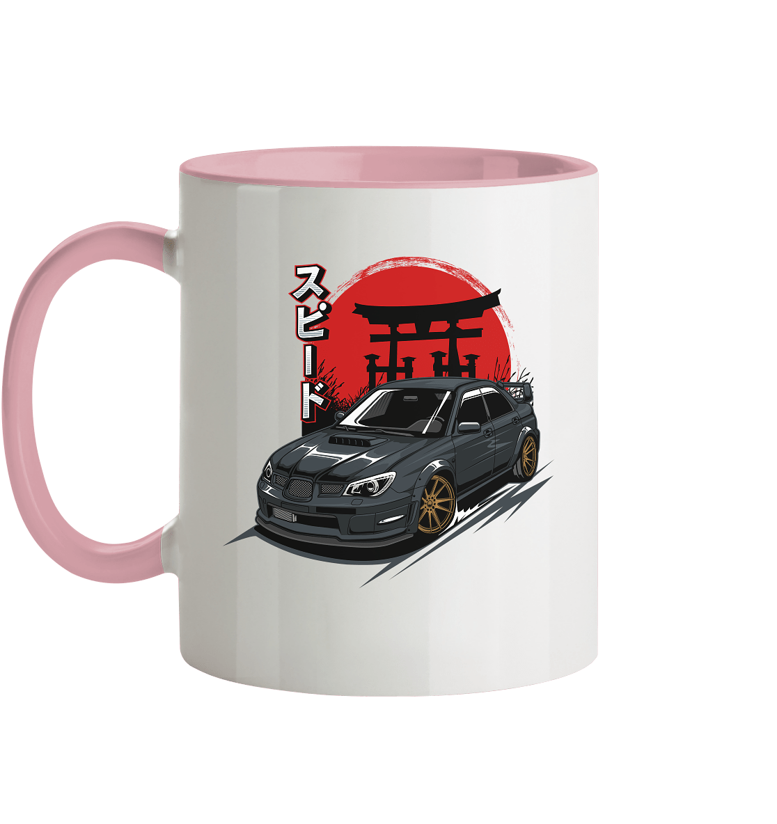 Black Hawkeye WRX STI - Tasse zweifarbig - MotoMerch.de