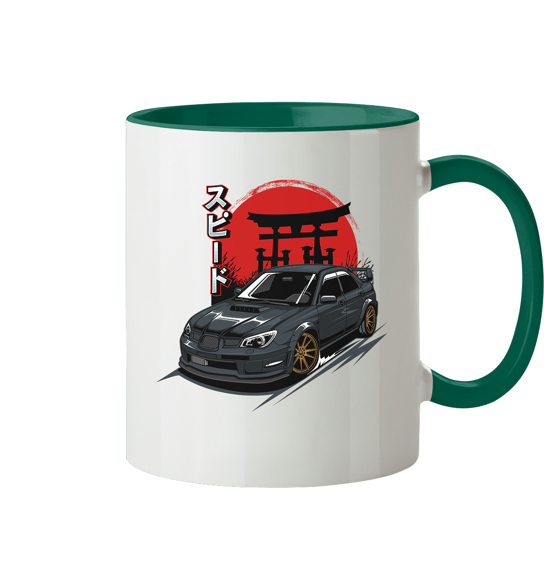 Black Hawkeye WRX STI - Tasse zweifarbig - MotoMerch.de