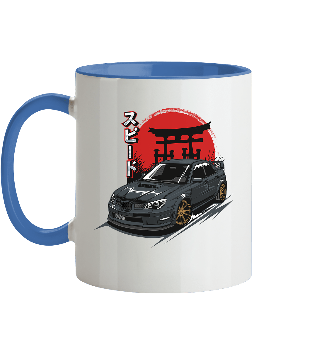 Black Hawkeye WRX STI - Tasse zweifarbig - MotoMerch.de