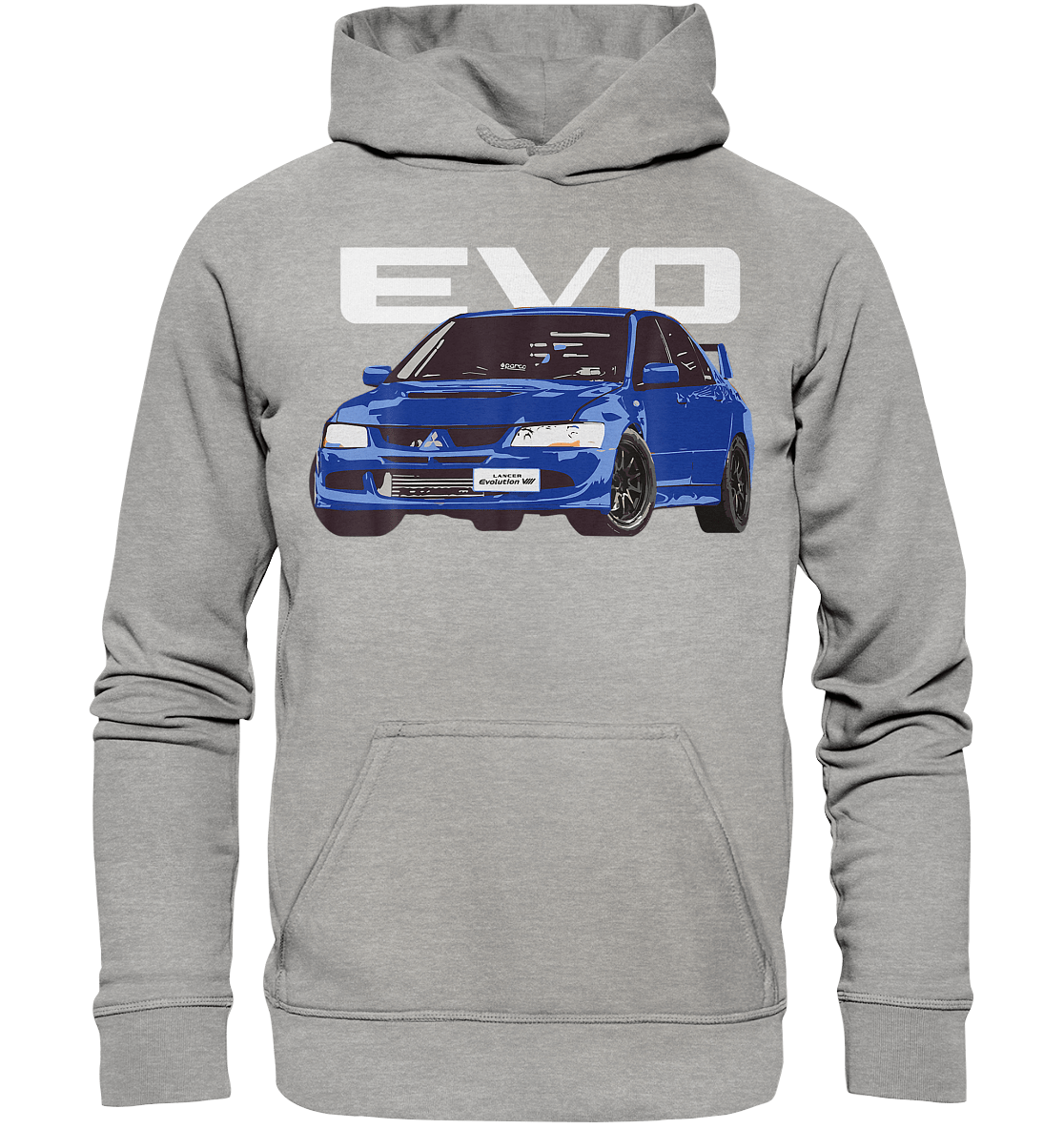 Blue Lancer Evo 8 - Basic Unisex Hoodie - MotoMerch.de