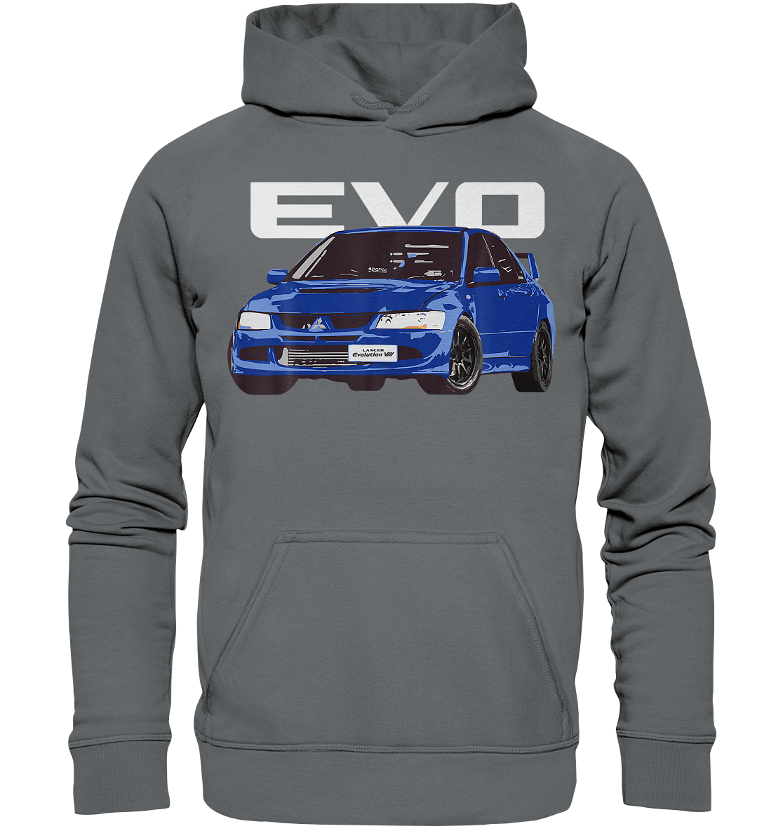 Blue Lancer Evo 8 - Basic Unisex Hoodie - MotoMerch.de