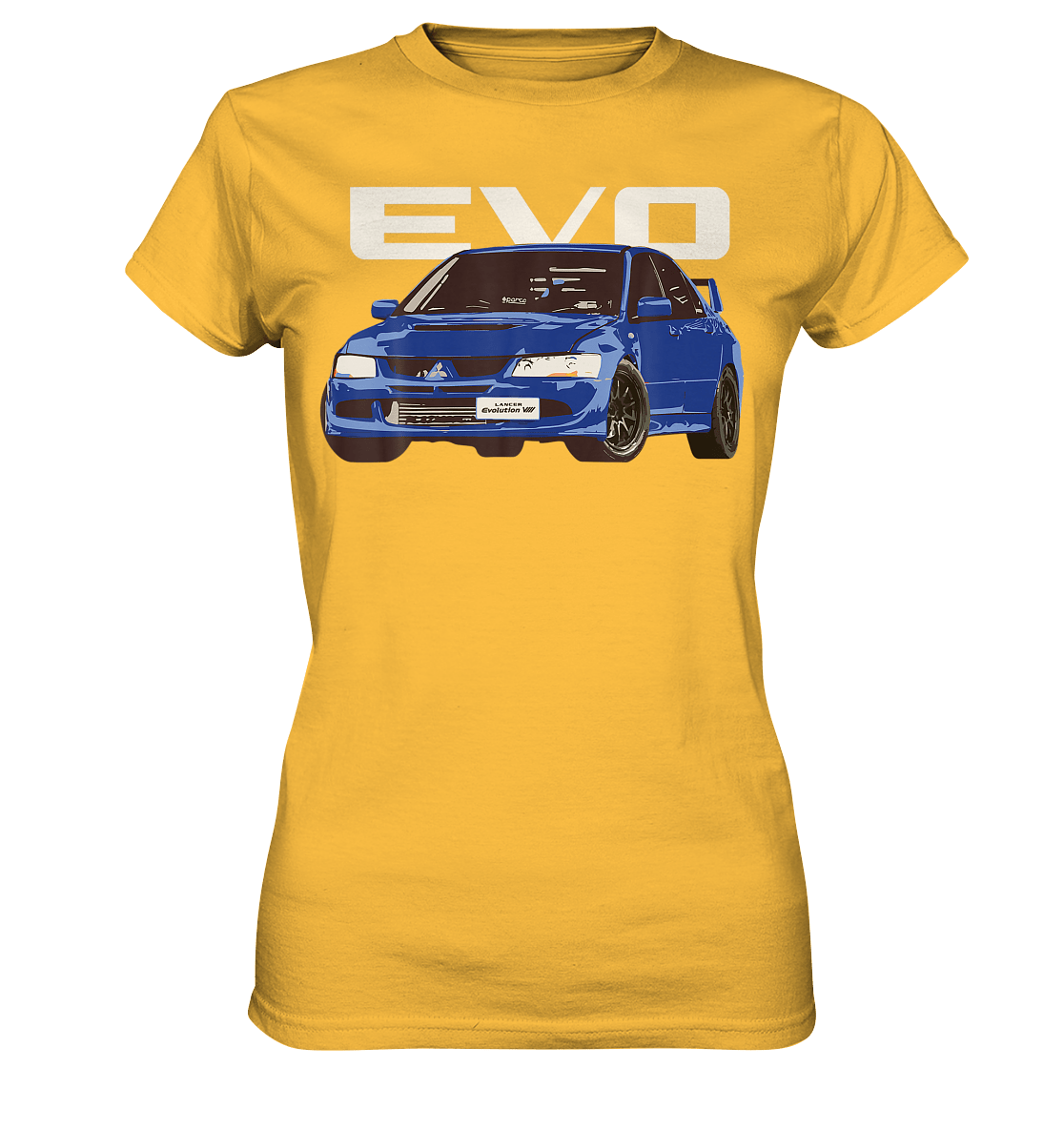 Blue Lancer Evo 8 - Ladies Premium Shirt - MotoMerch.de