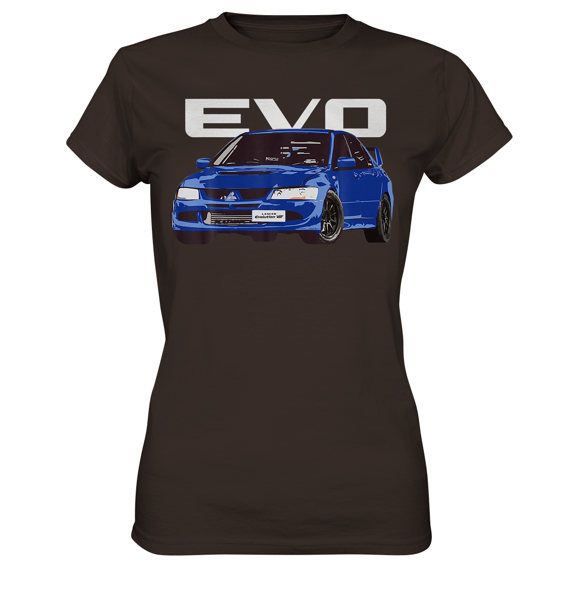 Blue Lancer Evo 8 - Ladies Premium Shirt - MotoMerch.de