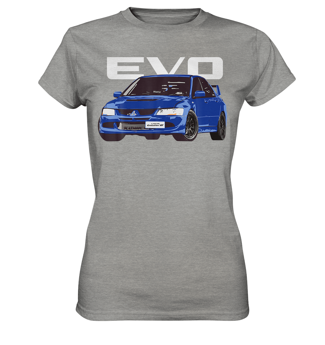 Blue Lancer Evo 8 - Ladies Premium Shirt - MotoMerch.de