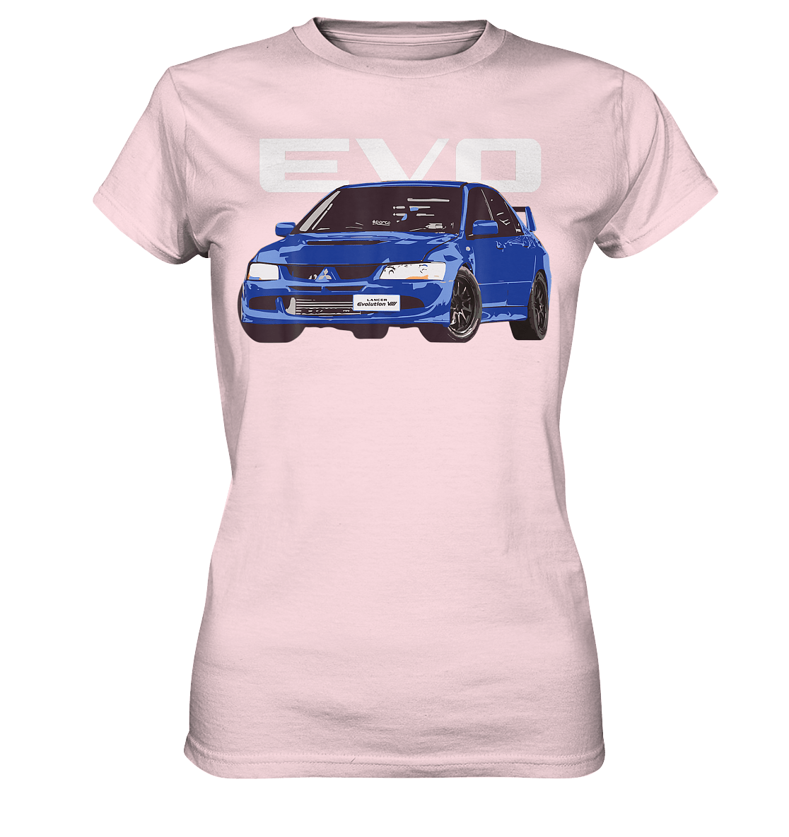 Blue Lancer Evo 8 - Ladies Premium Shirt - MotoMerch.de