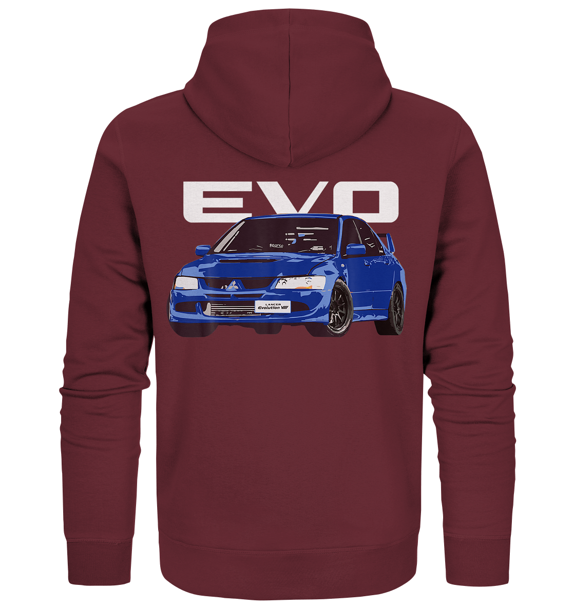 Blue Lancer Evo 8 - Organic Zipper - MotoMerch.de