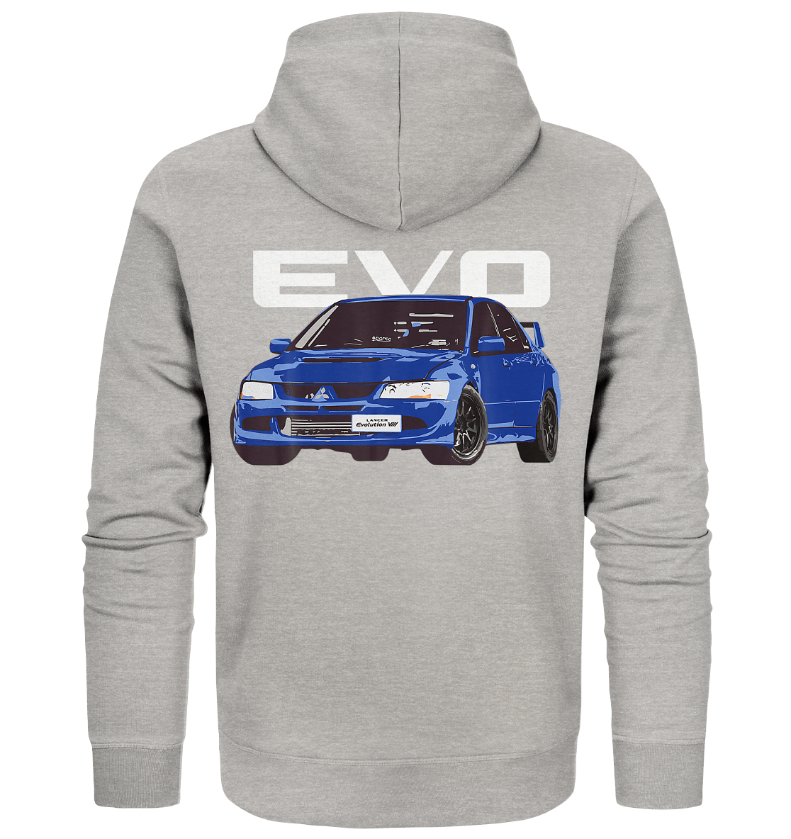 Blue Lancer Evo 8 - Organic Zipper - MotoMerch.de