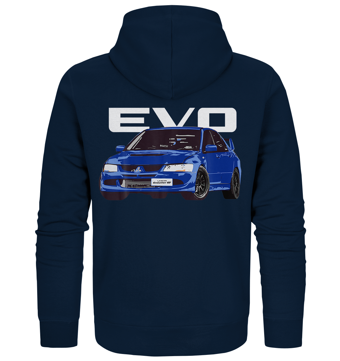 Blue Lancer Evo 8 - Organic Zipper - MotoMerch.de