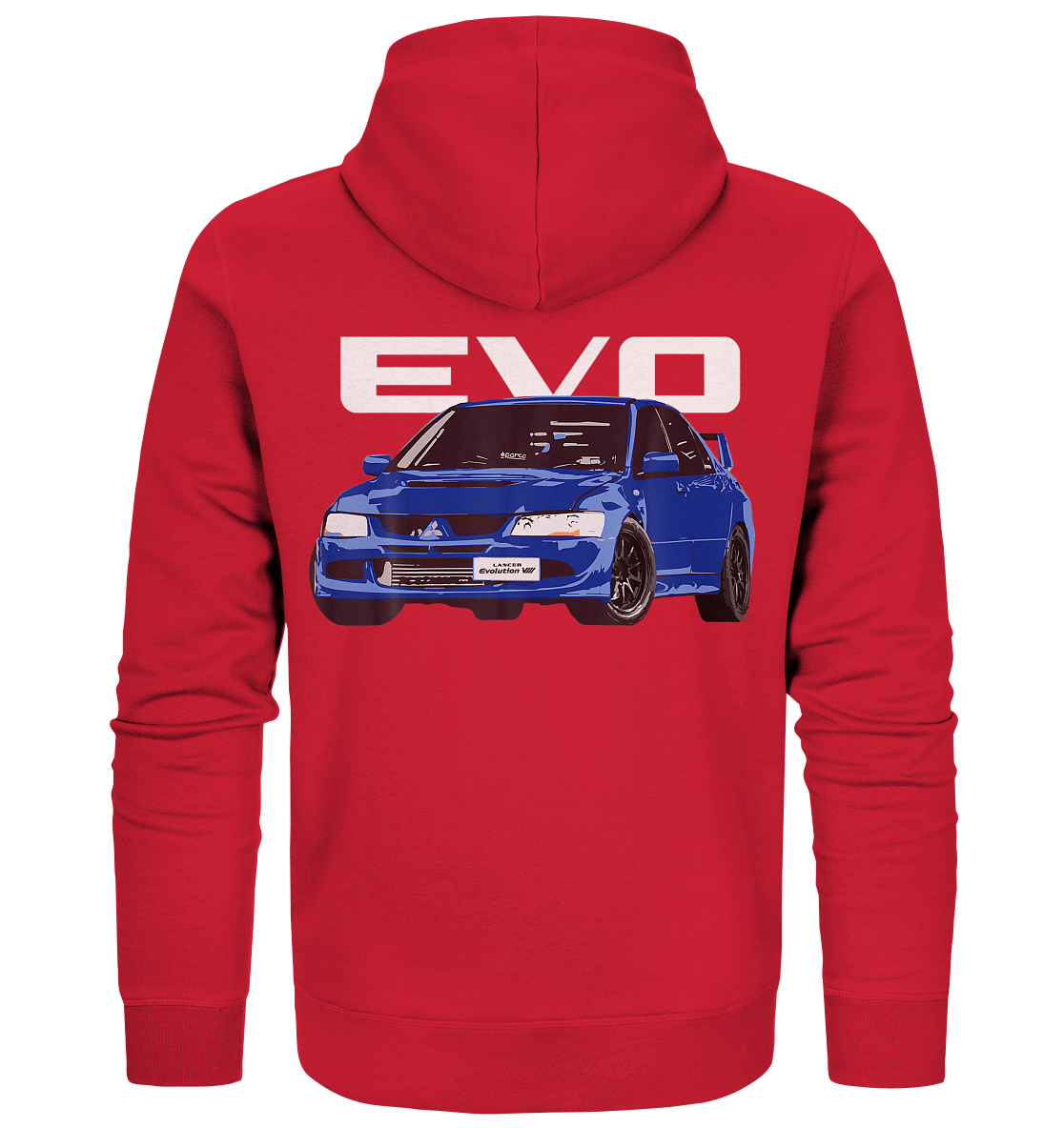 Blue Lancer Evo 8 - Organic Zipper - MotoMerch.de