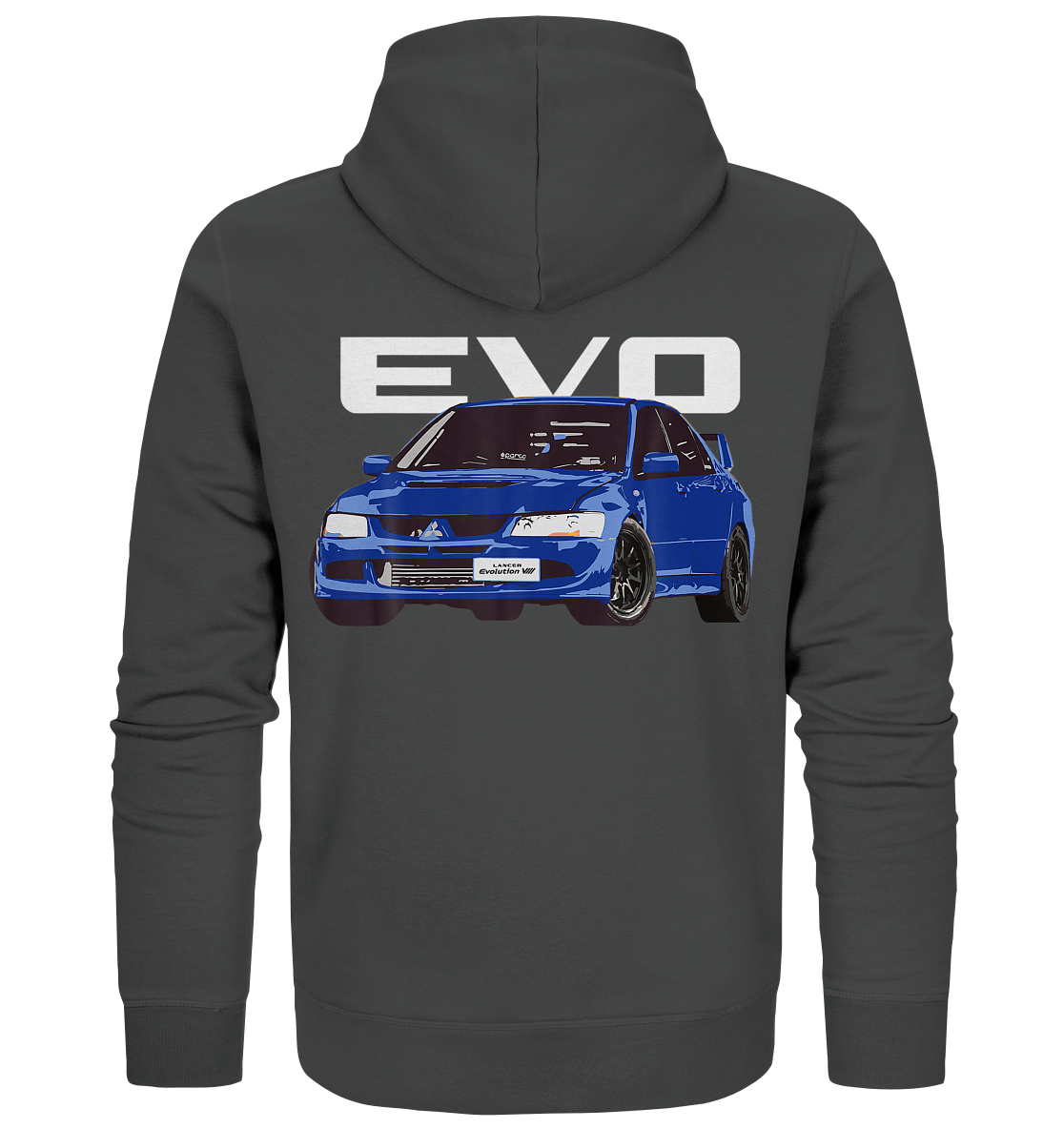 Blue Lancer Evo 8 - Organic Zipper - MotoMerch.de