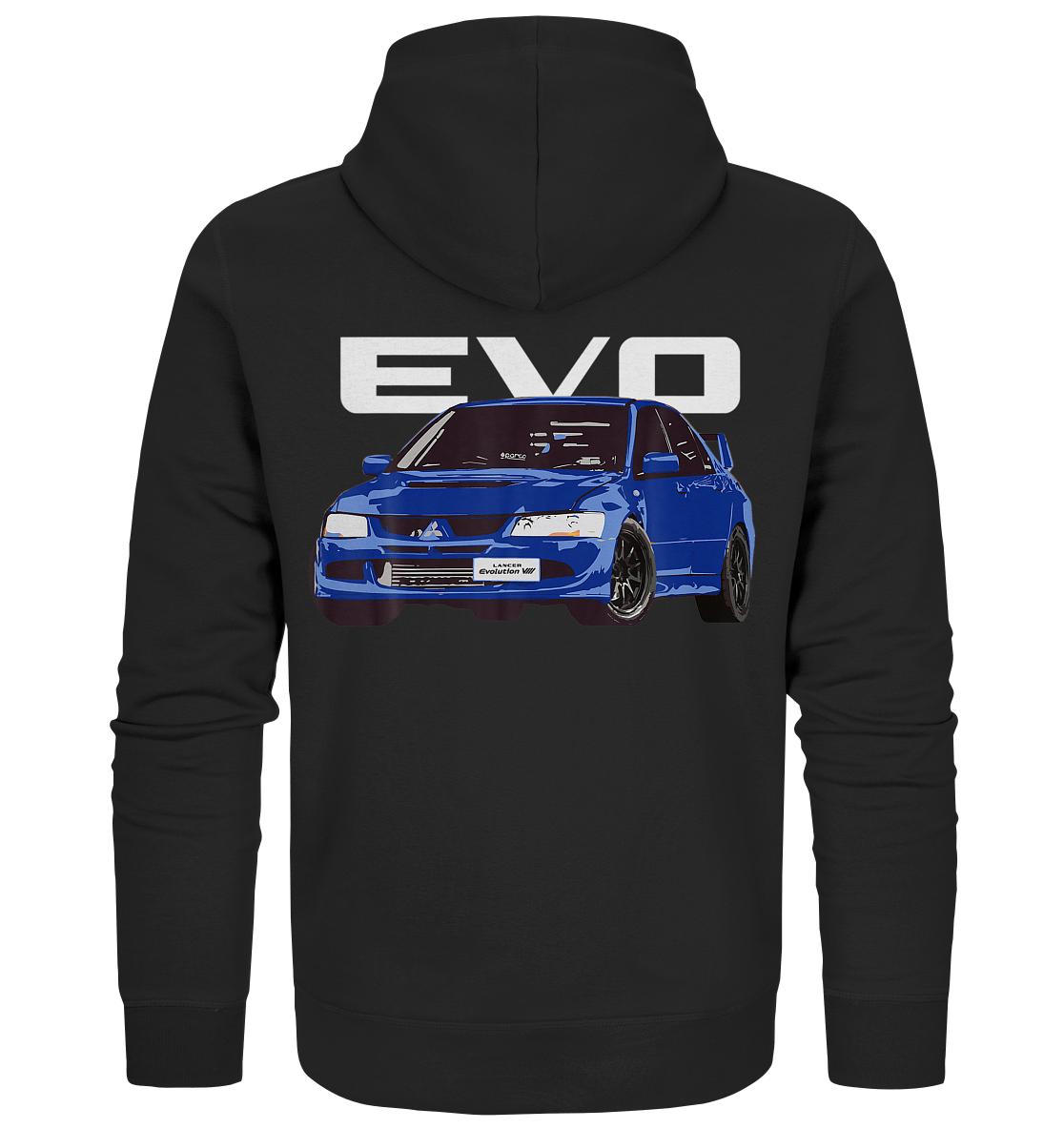 Blue Lancer Evo 8 - Organic Zipper - MotoMerch.de