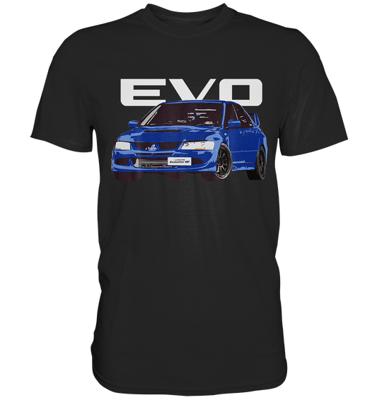 Blue Lancer Evo 8 - Premium Shirt - MotoMerch.de