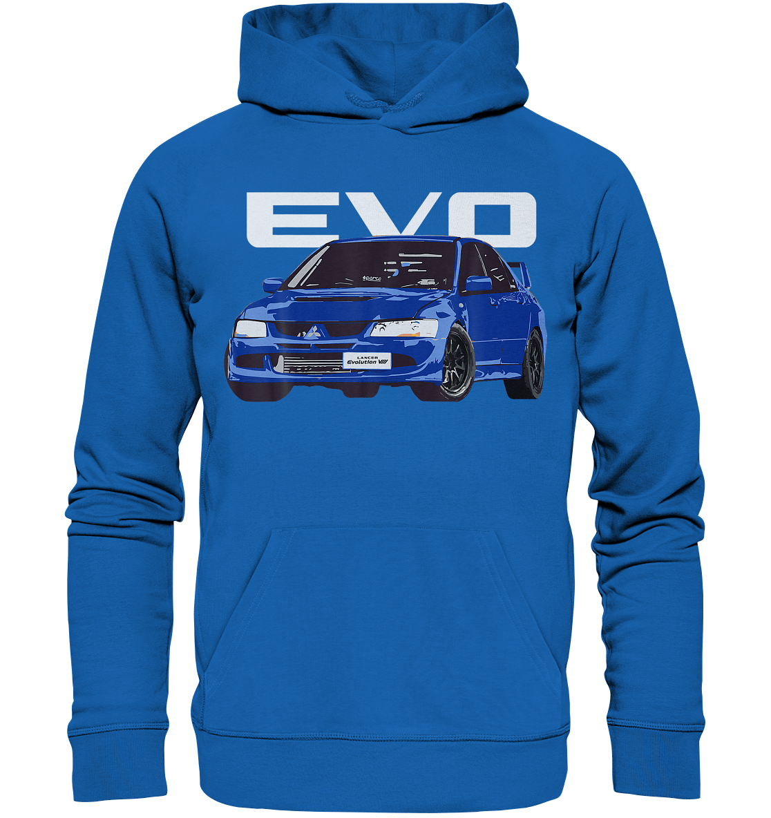 Blue Lancer Evo 8 - Premium Unisex Hoodie - MotoMerch.de