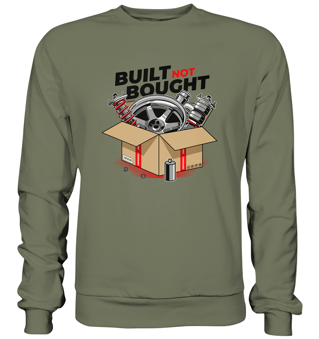 Built not Bought - Premium Sweatshirt - MotoMerch.de