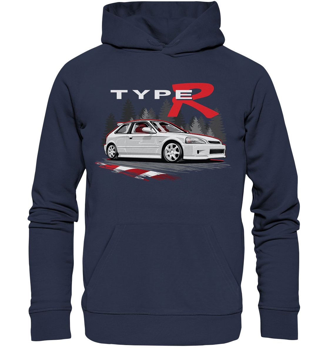 Civic Type-R EK9 - Premium Unisex Hoodie - MotoMerch.de