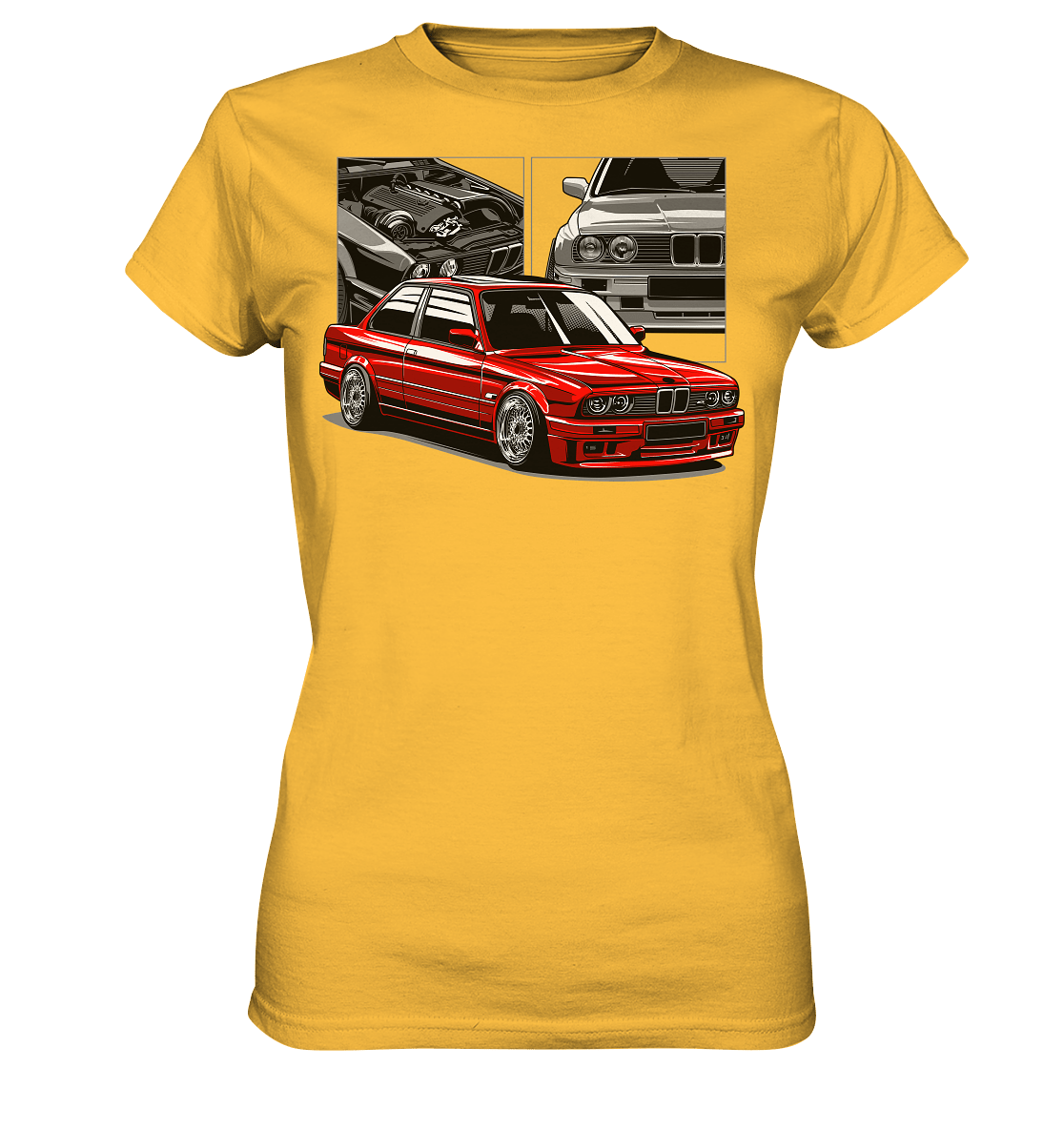 Classic E30 - Ladies Premium Shirt - MotoMerch.de