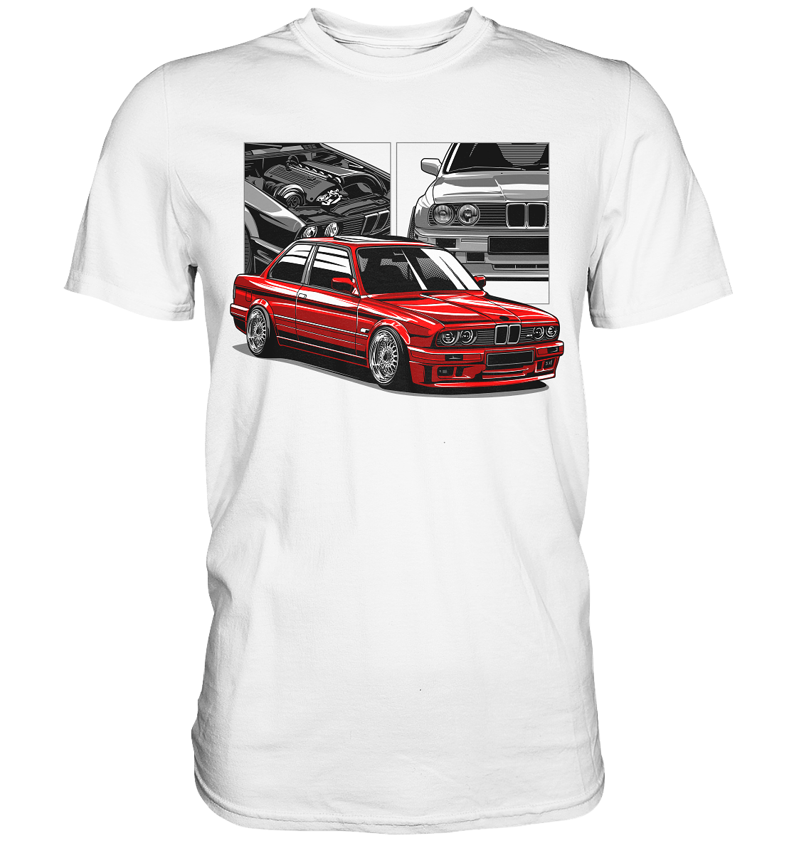 Classic E30 - Premium Shirt - MotoMerch.de