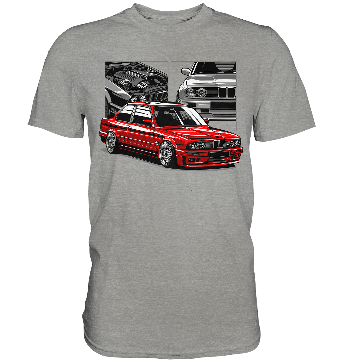 Classic E30 - Premium Shirt - MotoMerch.de