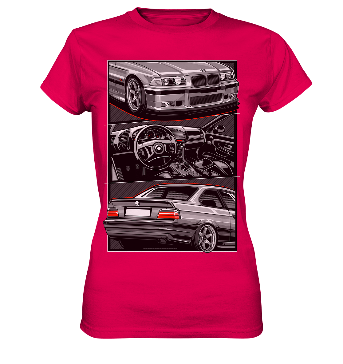 Classic E36 - Ladies Premium Shirt - MotoMerch.de