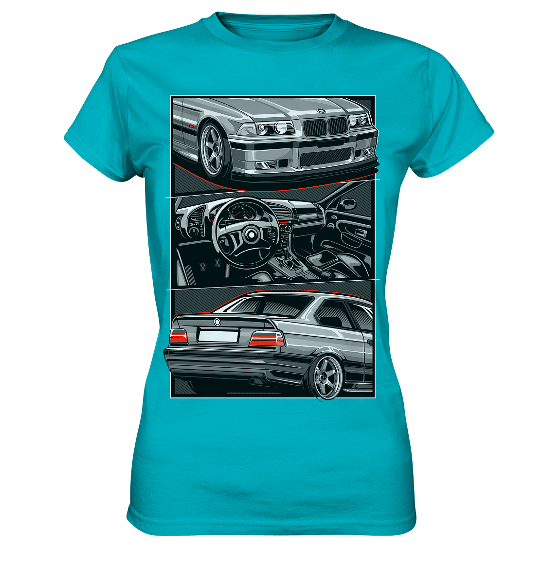 Classic E36 - Ladies Premium Shirt - MotoMerch.de