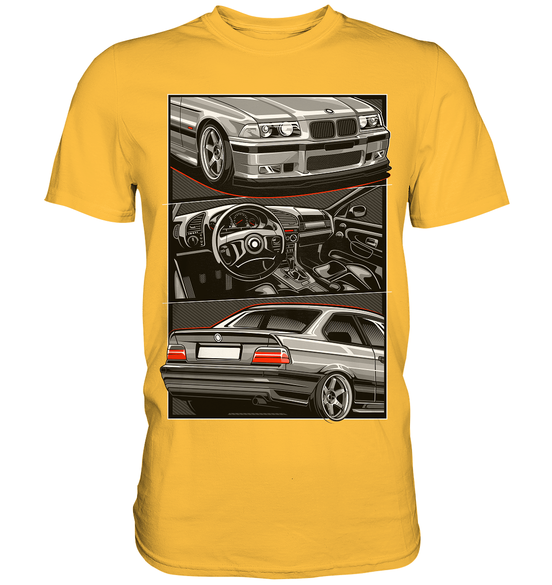 Classic E36 - Premium Shirt - MotoMerch.de