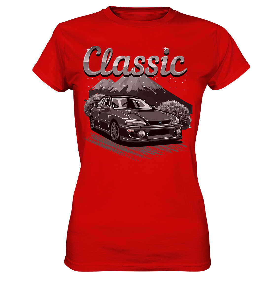 Classic Impreza GC8 - Ladies Premium Shirt - MotoMerch.de