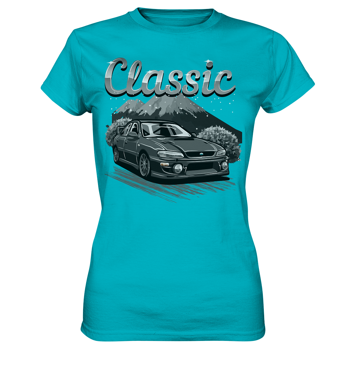 Classic Impreza GC8 - Ladies Premium Shirt - MotoMerch.de