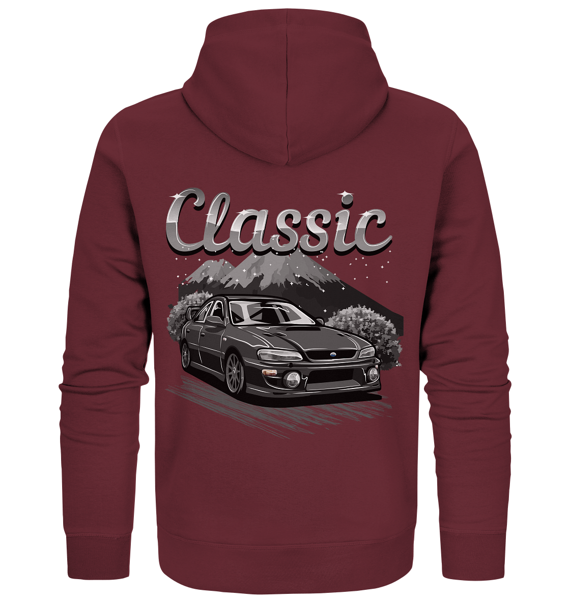 Classic Impreza GC8 - Organic Zipper - MotoMerch.de