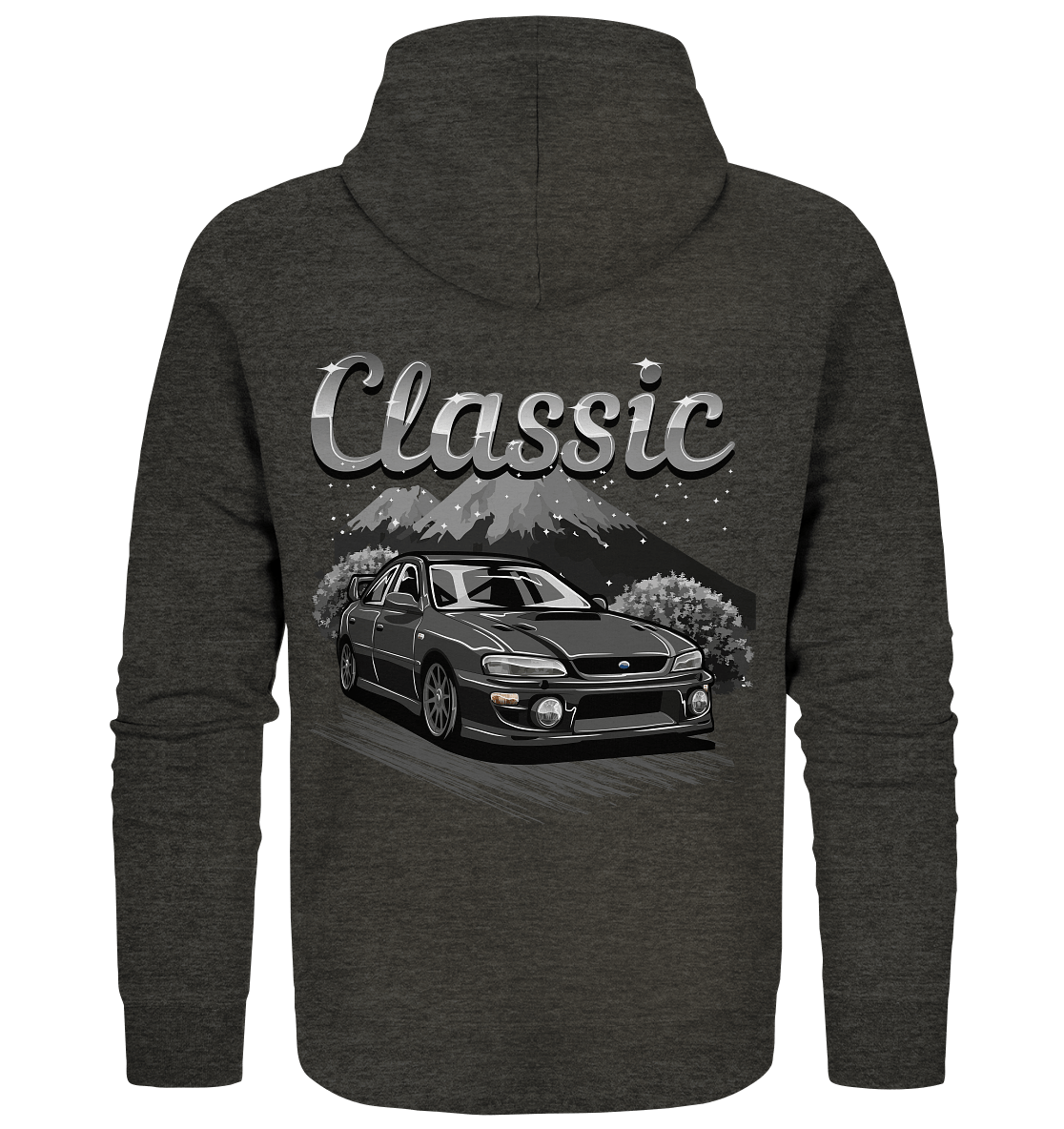 Classic Impreza GC8 - Organic Zipper - MotoMerch.de