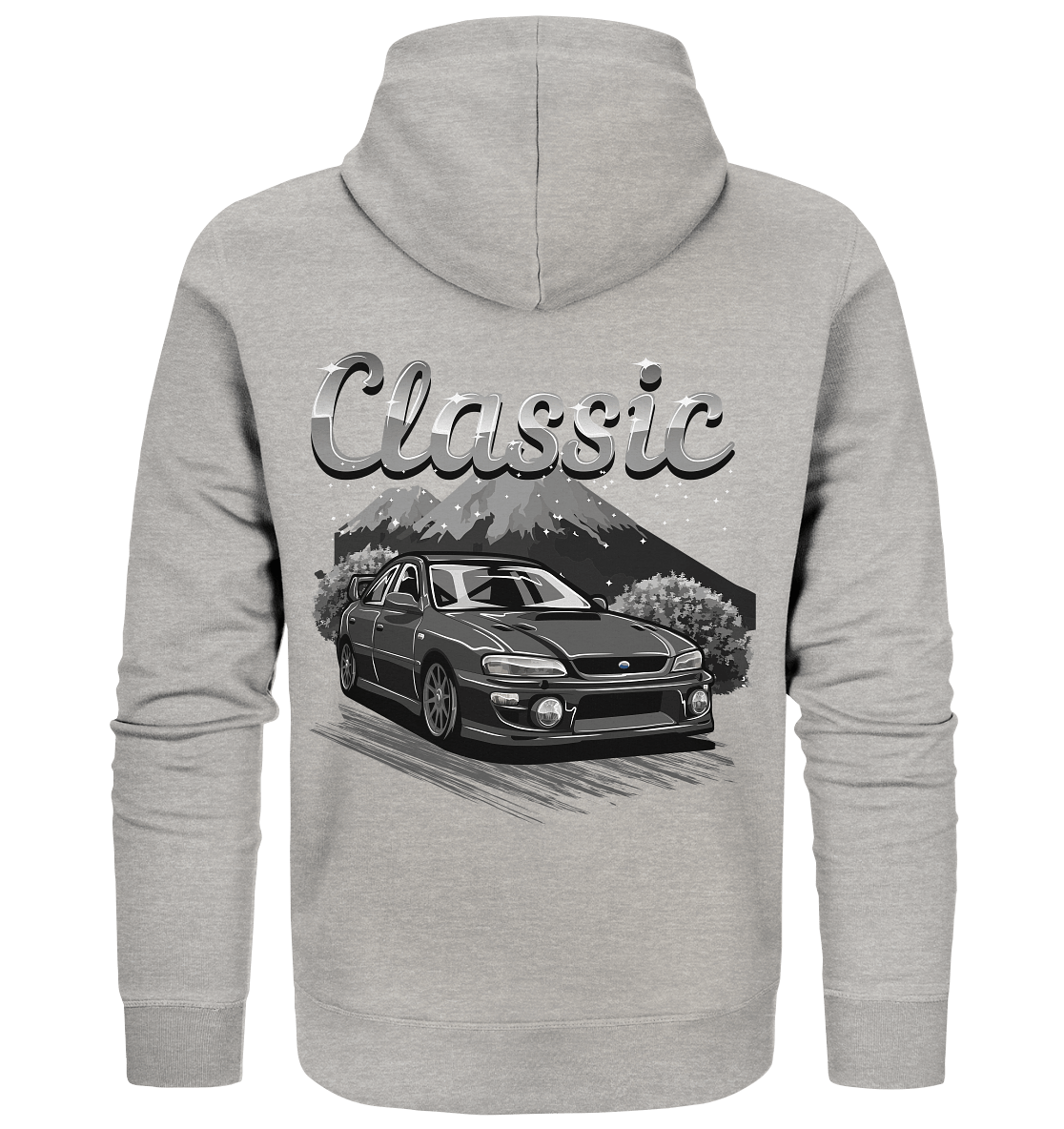 Classic Impreza GC8 - Organic Zipper - MotoMerch.de