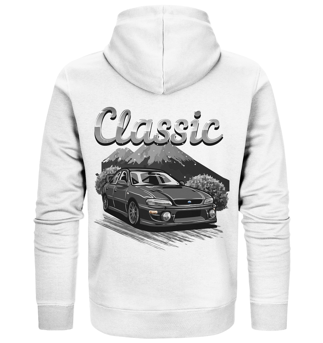 Classic Impreza GC8 - Organic Zipper - MotoMerch.de