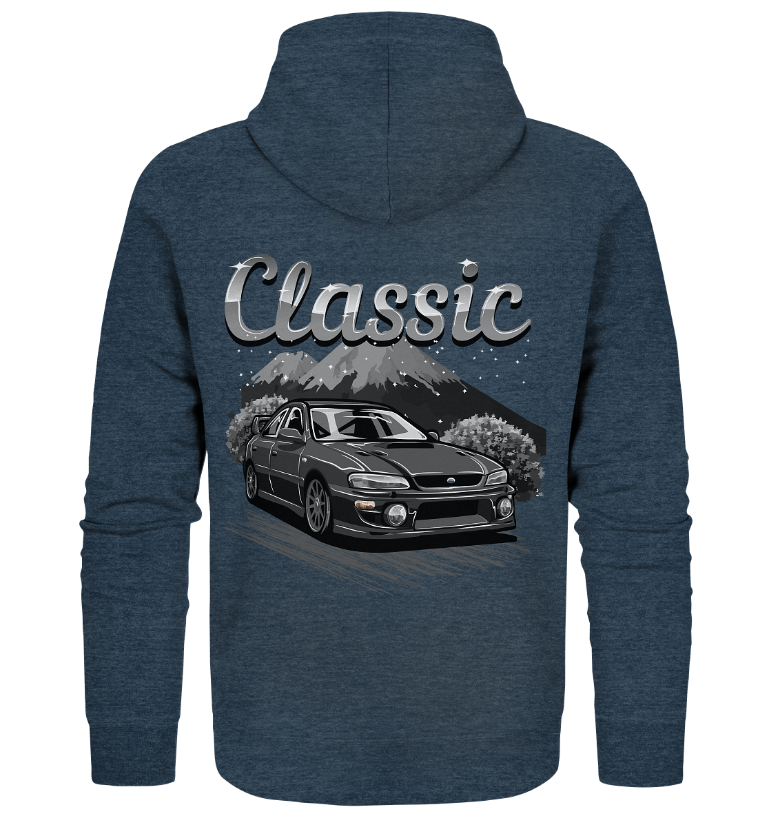 Classic Impreza GC8 - Organic Zipper - MotoMerch.de