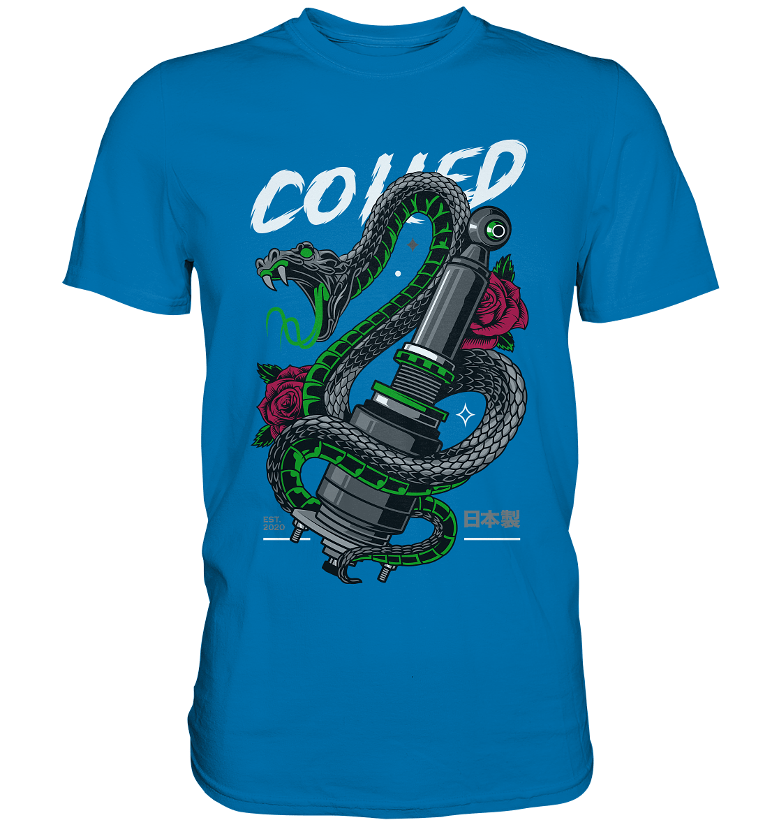 Coiled Snake - Premium Shirt - MotoMerch.de